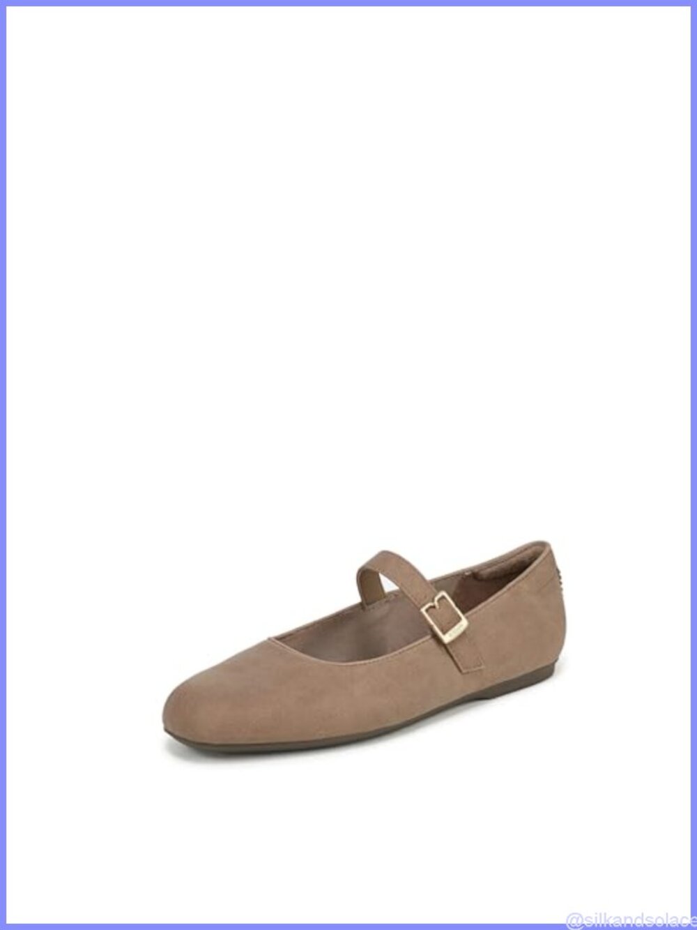 Mary Jane Ballet Flats Faux Leather Buckle Comfort Walking Shoes